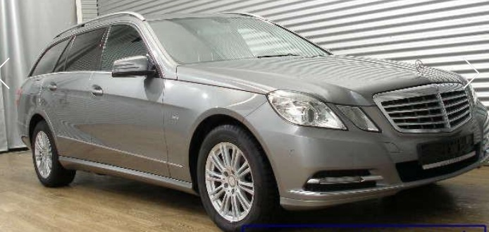 Left hand drive MERCEDES E CLASS E220 T CDI ELEGANCE 7 SEATS